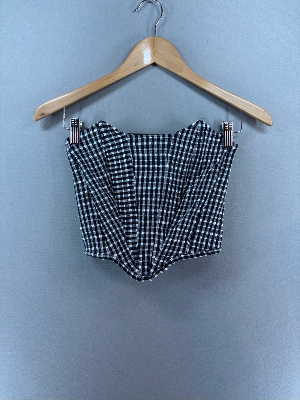 Somebodee Gina Corset Women Size Small Black White Nwt